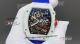 swiss clone RM67-02 Alexis Pinturault White Case Blue Strap Watch (4)_th.jpg